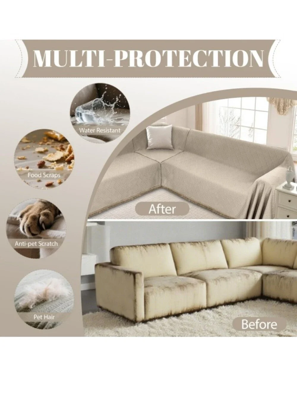 Waterproof Sectional Couch Covers Sectional Sofa Cover L Shaped Corner Sofa Slip